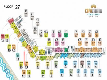 Copacabana Coral Reef (RESALE 1 bedroom)