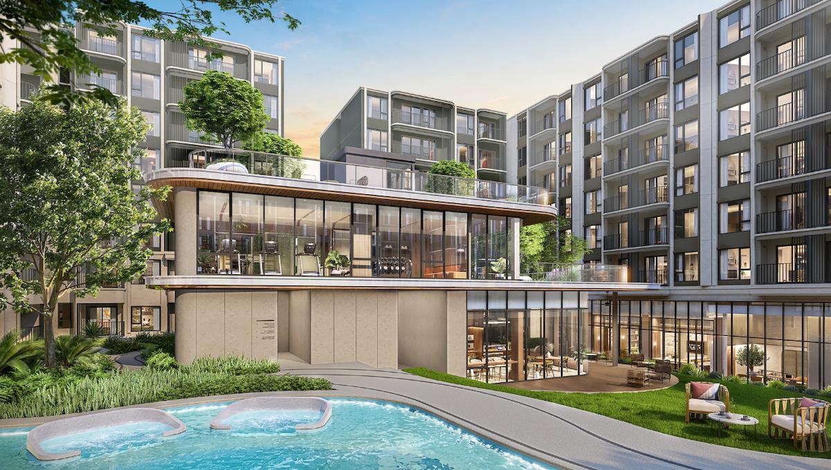 Продажа Квартира в Пхукет (Чалонг) — Origin Place Centre с бассейном - фото 1