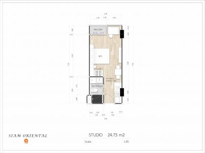 Siam Oriental Dream Pattaya Pratamnak (1 bedroom 5 floor)